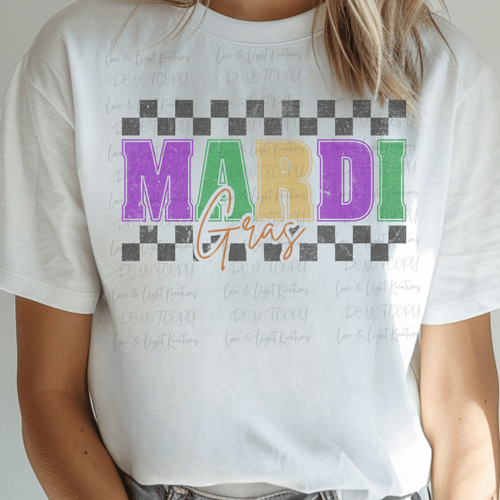 Checkered Mardi Gras