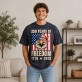 250 Years of Freedom Eagle with Bandana, Glasses and Flag