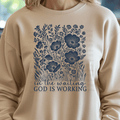 In the Waiting God is Working Navy Color