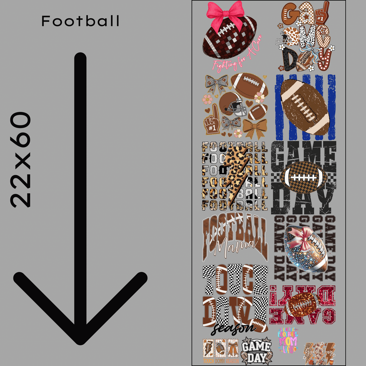 Football Gang Sheet