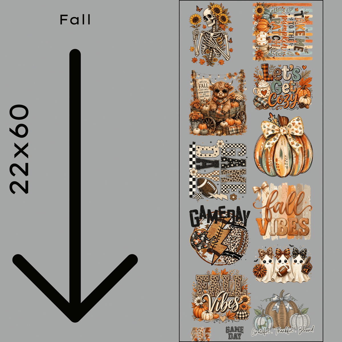 Fall Gang Sheet