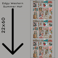 Edgy Western Summer Hat Gang Sheet