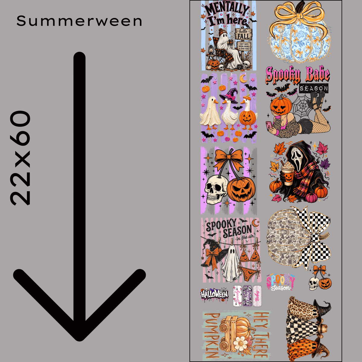 Summerween Gang Sheet