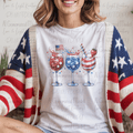 4th of July Patriotic Glasses