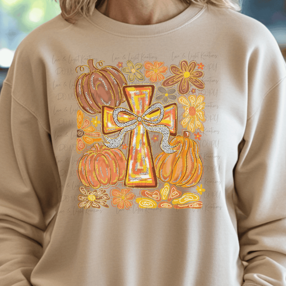 Fall Cross Doodle