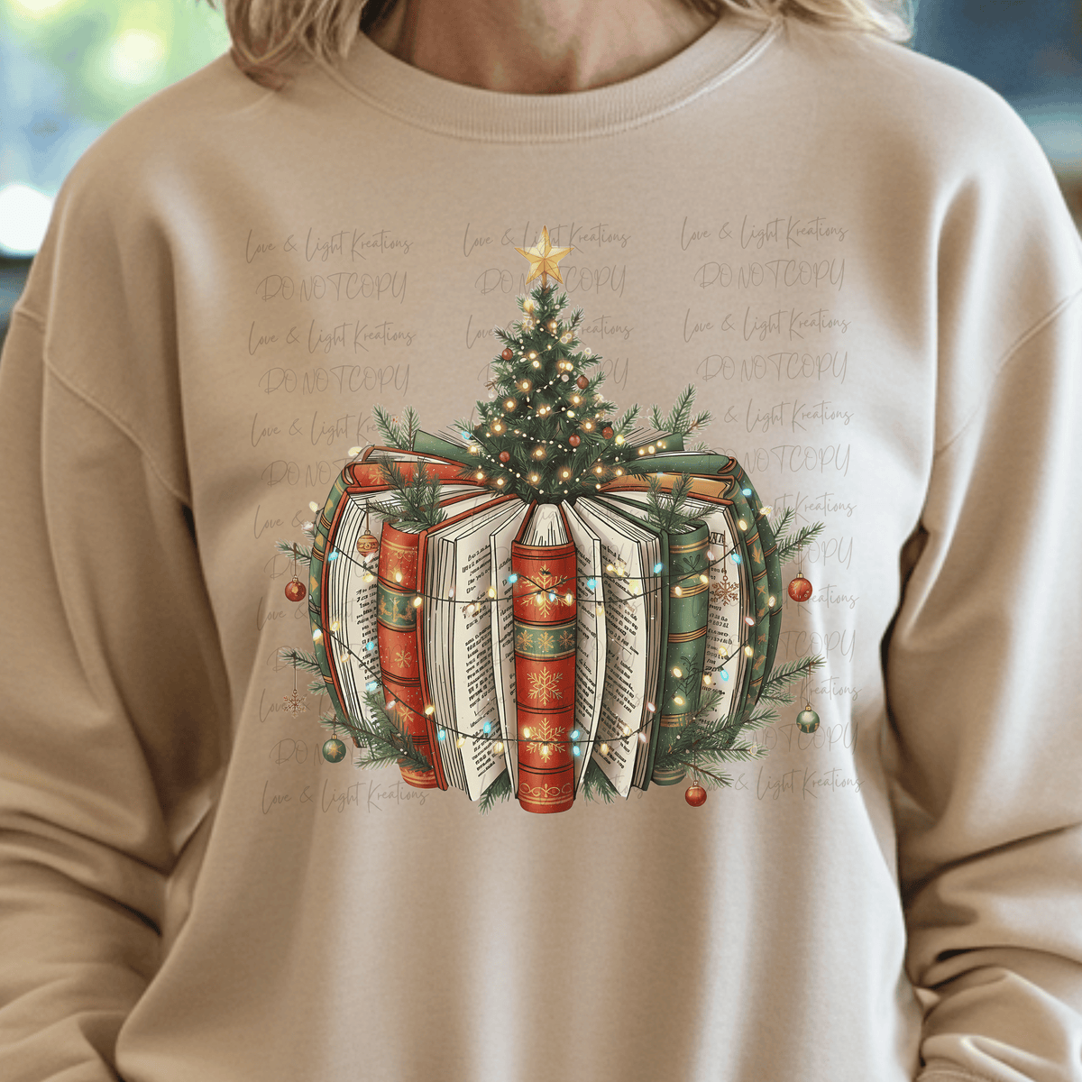 Christmas Book Tree