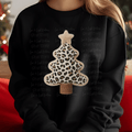 Faux Yarn Leopard Print Tree