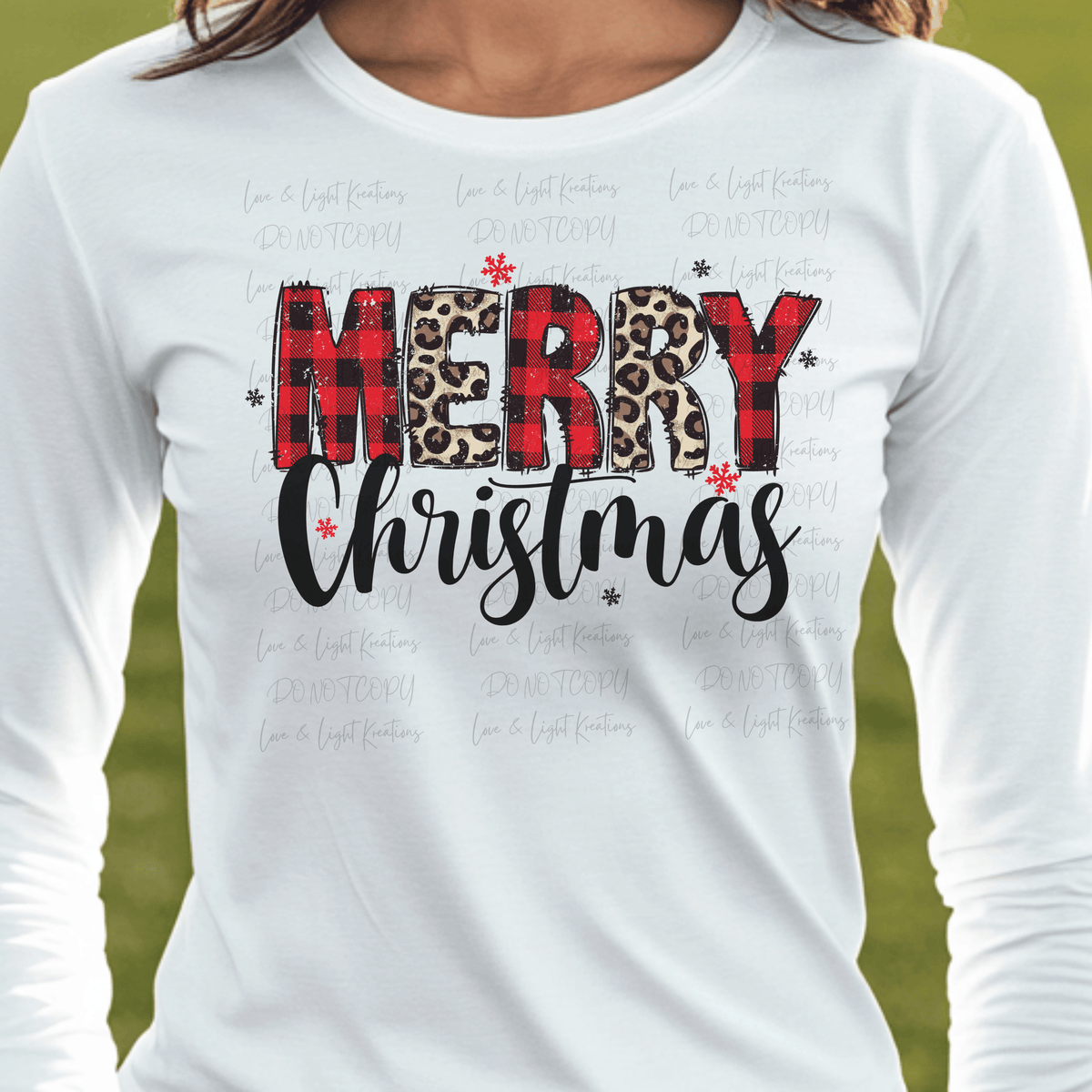 Leopard Print Merry Christmas