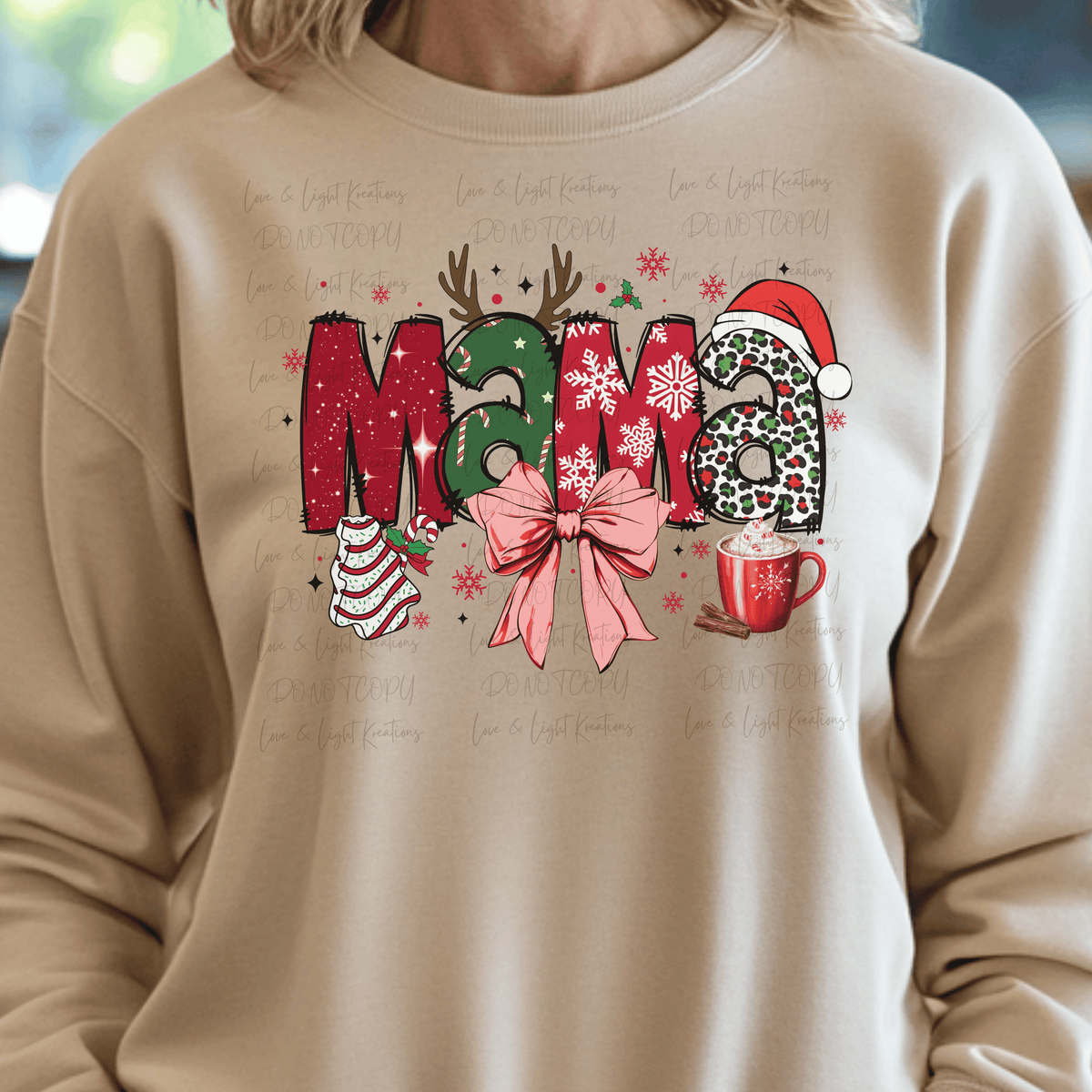 Christmas Bow Mama