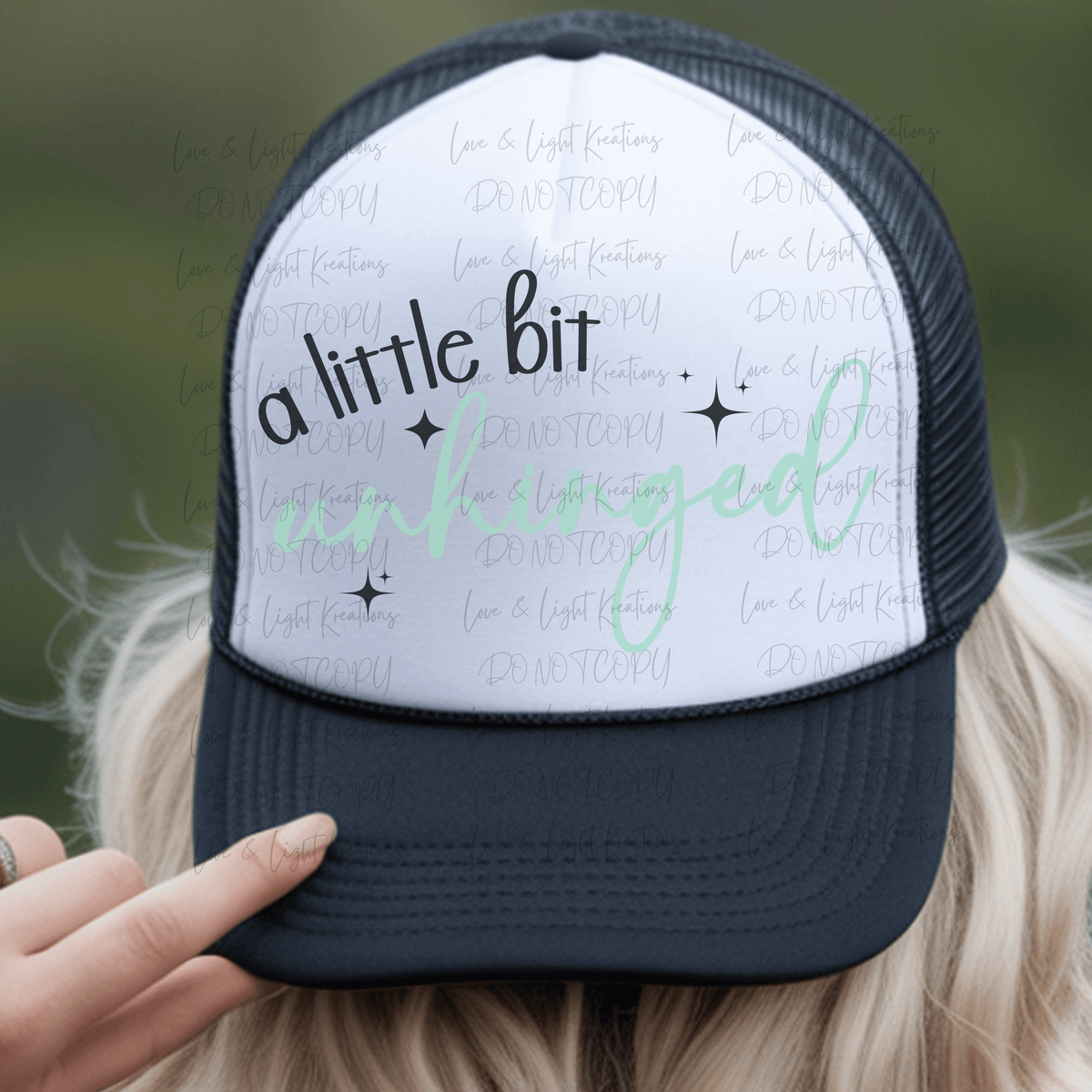 A Little Bit Unhinged in Mint