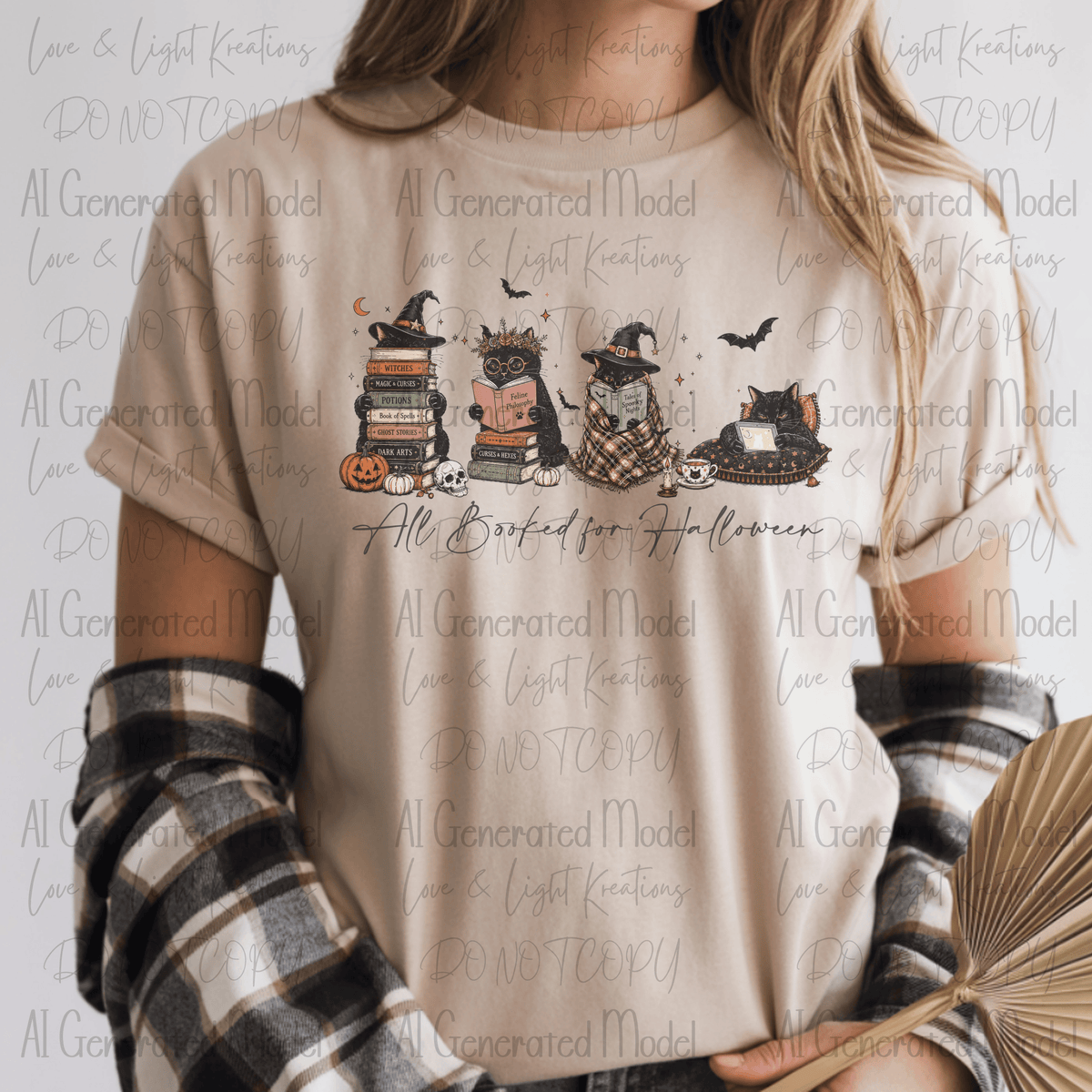 All Booked for Halloween Black Cats Reading