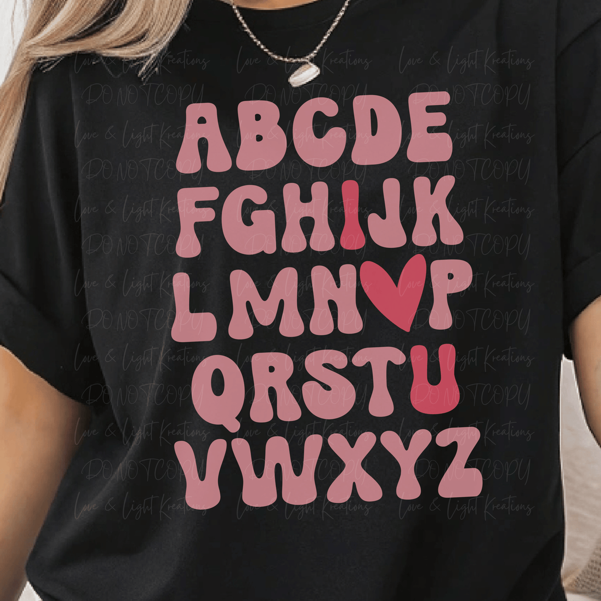 Alphabet I Heart You