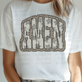 Amen with Stars and Leopard Print
