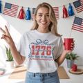 America 1776 250 Years of Freedom with Checkered Bow