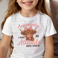 Apparently I have an Attitude with Highland Cow