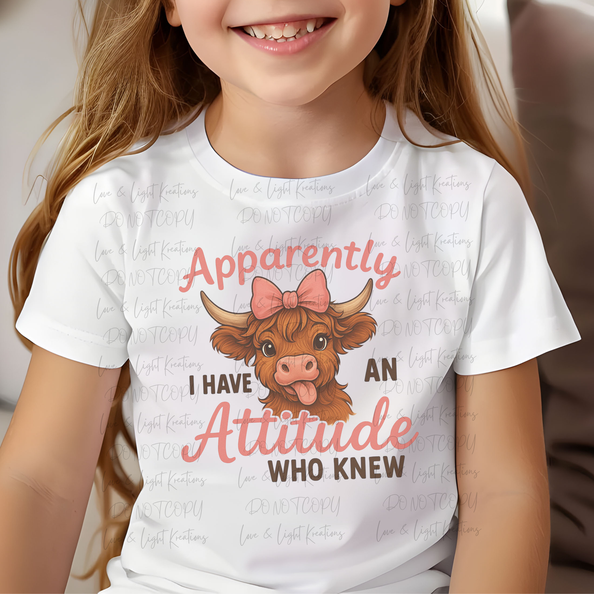 Apparently I have an Attitude with Highland Cow