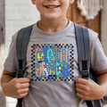 Back to School Checker Pattern Fifth Grade