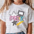 Back to School Composition Notebook Pre K Blue and Pink