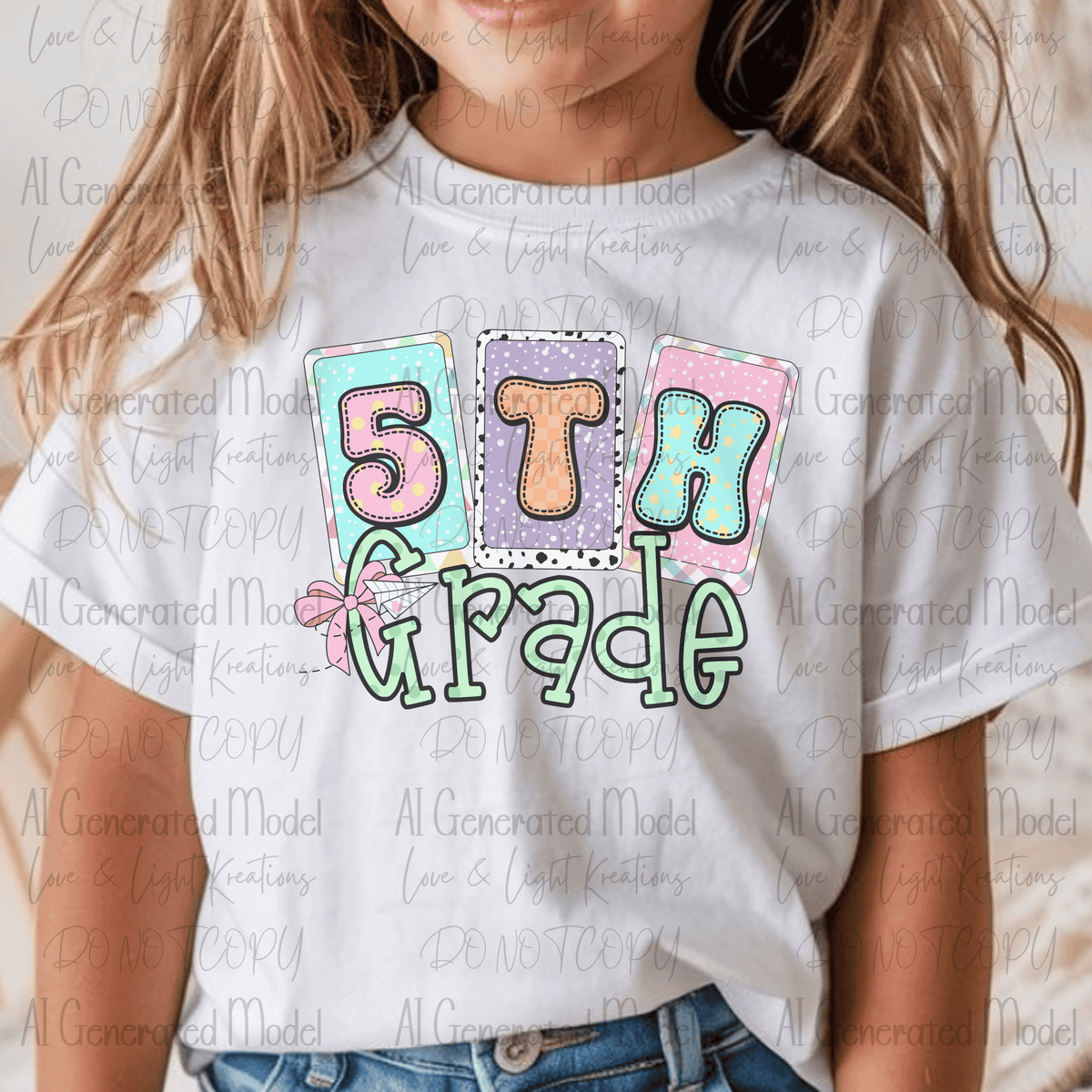 Back to School Stamp Fifth Grade