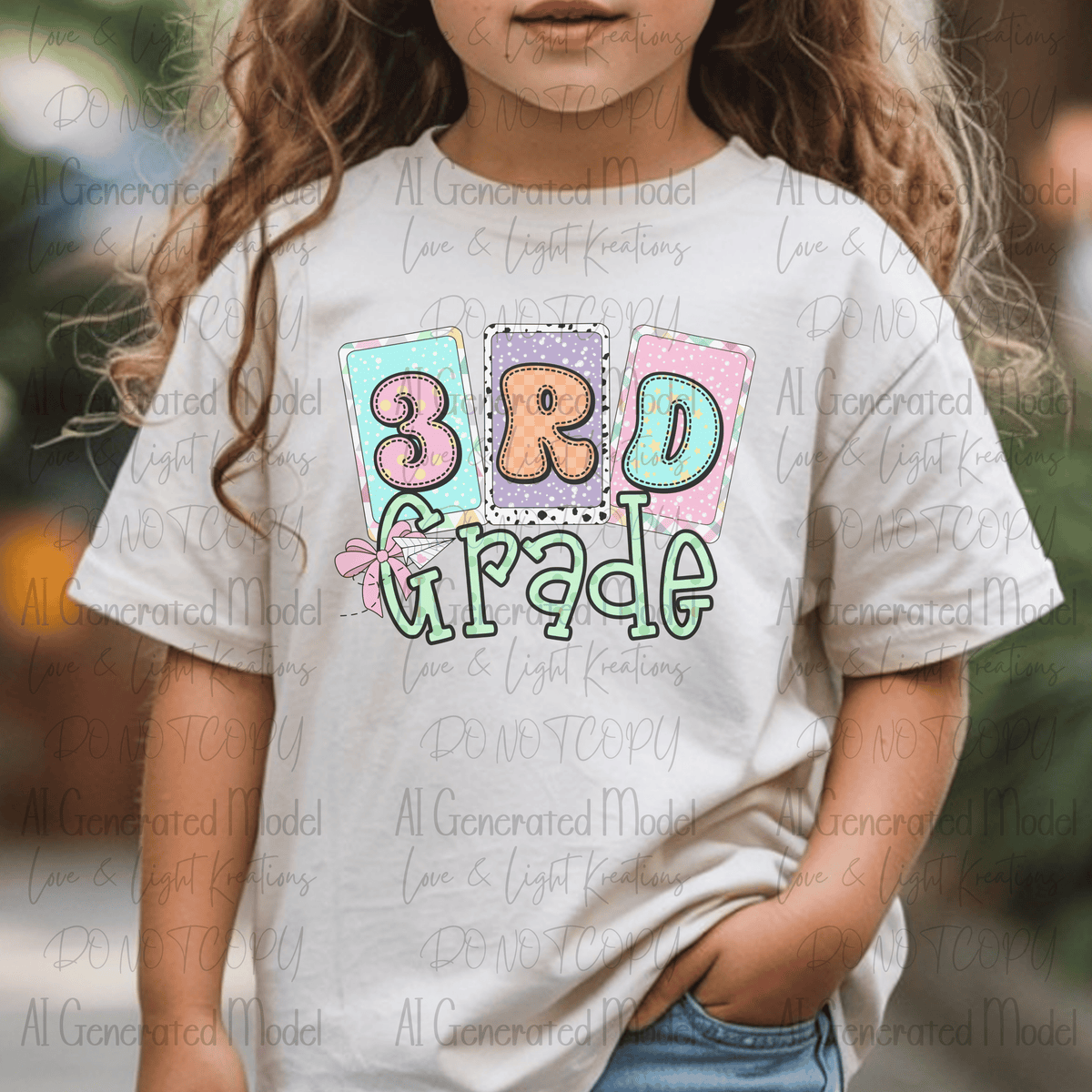 Back to School Stamp Third Grade