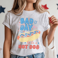 Bad Day to be a Hot Dog with Hot Dog and Condiments Hand-drawn