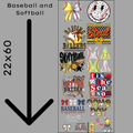 Baseball and Softball Gang Sheet