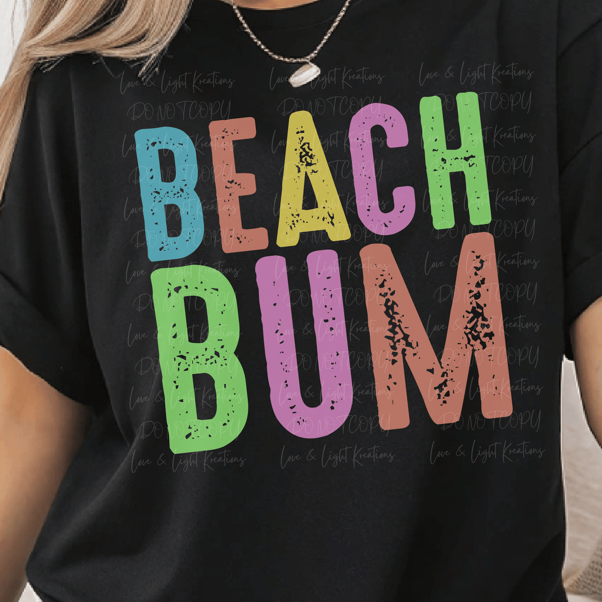 Beach Bum Bright Colored