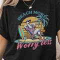 Beach More Worry Less Goose on the Beach