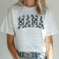 Black Floral Arched Mama