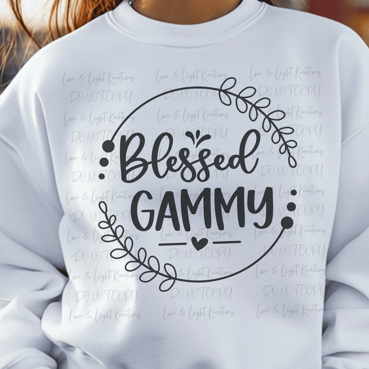 Blessed Gammy Doodle Circle