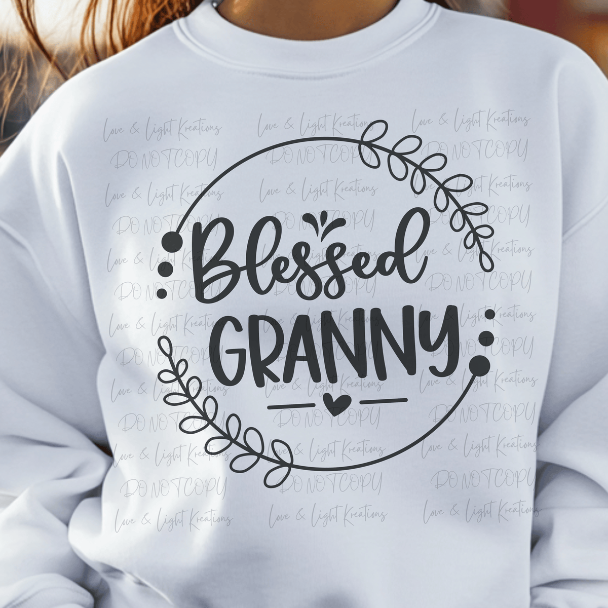 Blessed Granny Doodle Circle