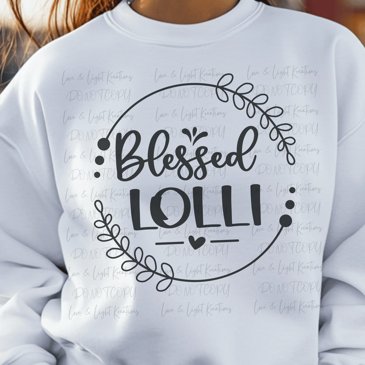 Blessed Lolli Doodle Circle