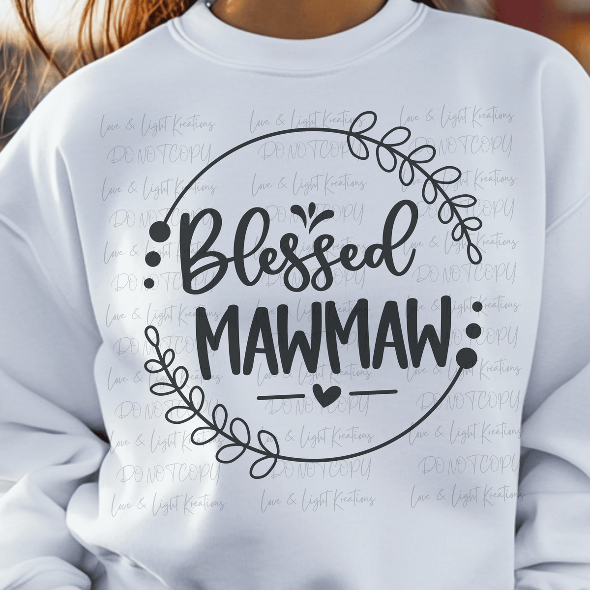 Blessed Mawmaw Doodle Circle