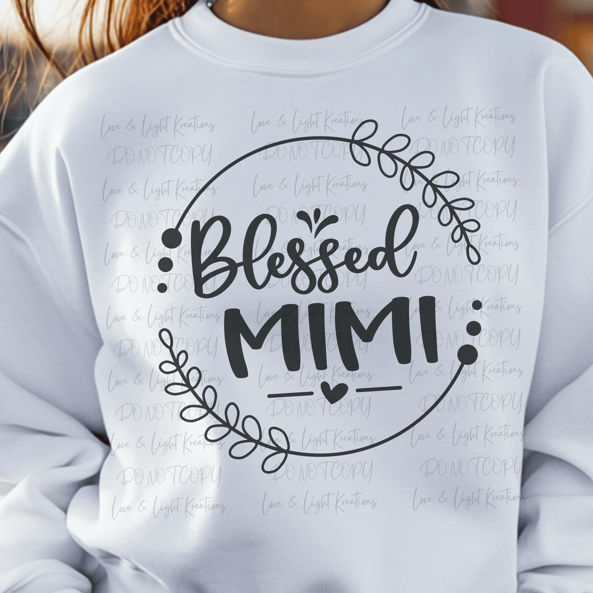 Blessed Mimi Doodle Circle