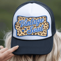 Blue Vintage Soul with Leopard Print