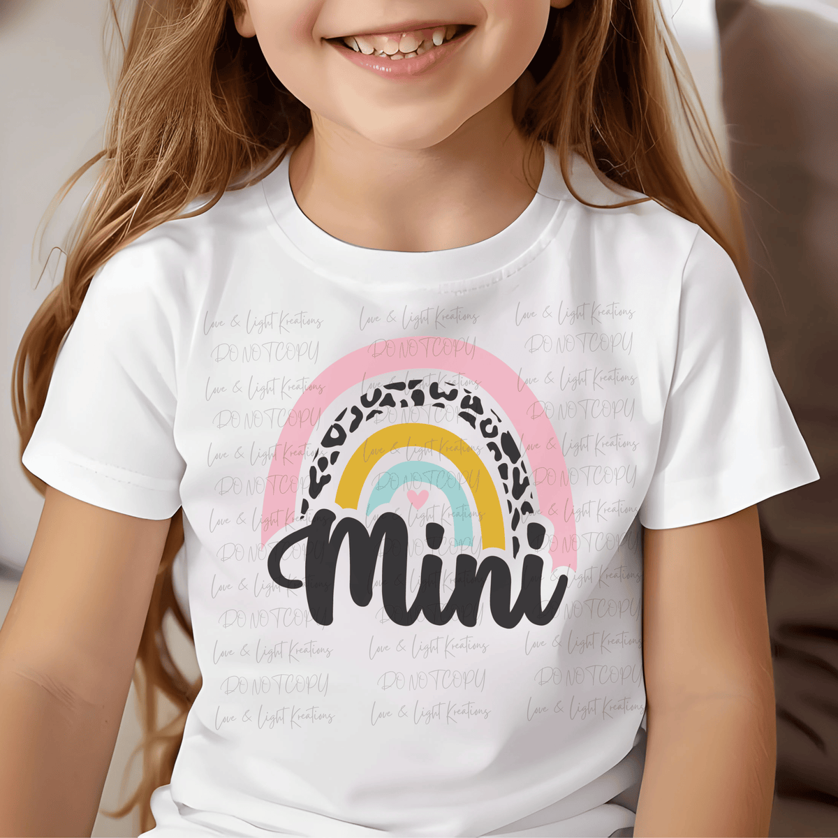 Boho Rainbow Mini with Leopard Print