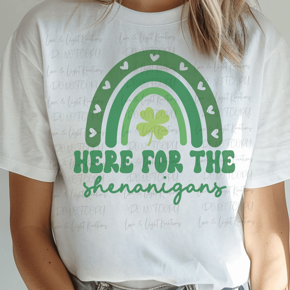 Boho St. Patrick's Rainbow Here for the Shenanigans