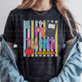 Bright PE Teacher Secretary Pastel Stripes