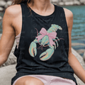 Bright Pastel Lobster with Bow
