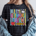 Bright Preppy Attendance Clerk Pastel Stripes