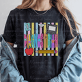 Bright Preppy Diagnostician Pastel Stripes