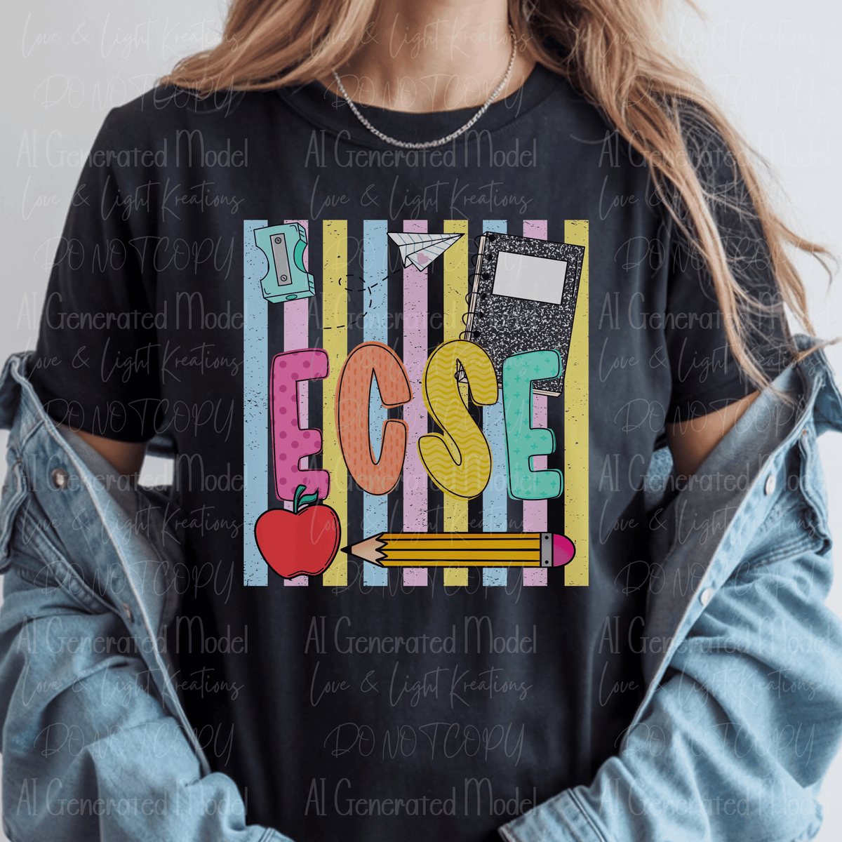 Bright Preppy ECSE Pastel Stripes