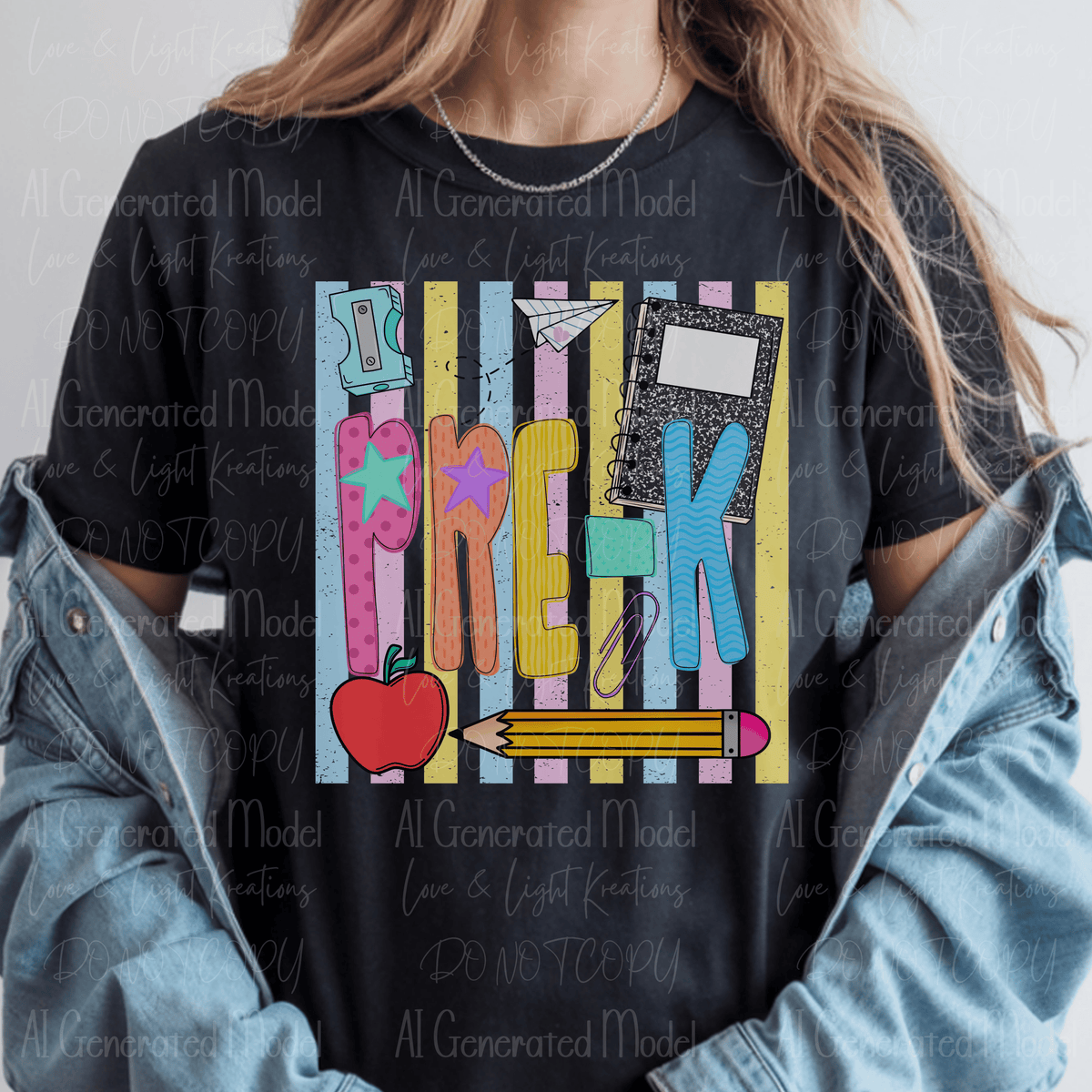 Bright Preppy Pre-k Pastel Stripes