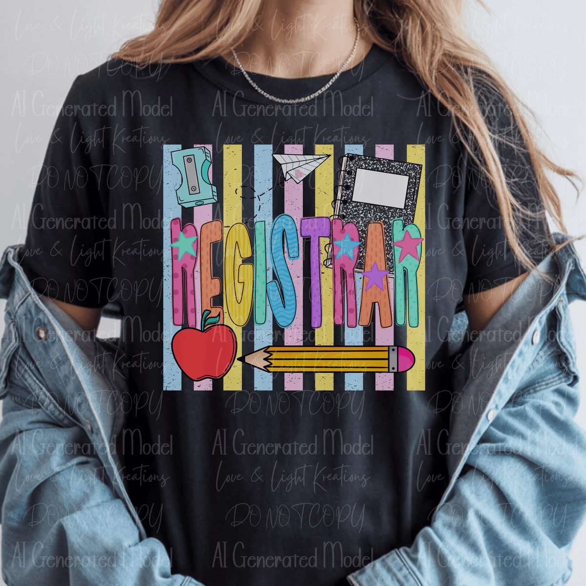 Bright Preppy Registrar Pastel Stripes