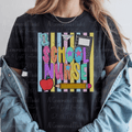 Bright Preppy School Nurse Pastel Stripes