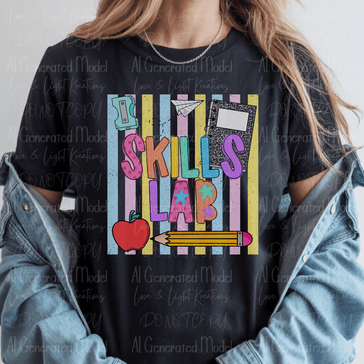 Bright Preppy Skills Lab Pastel Stripes