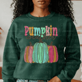 Bright Pumpkin Weather with Polka Dots