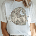 Camo C Working Gear with Script Letters
