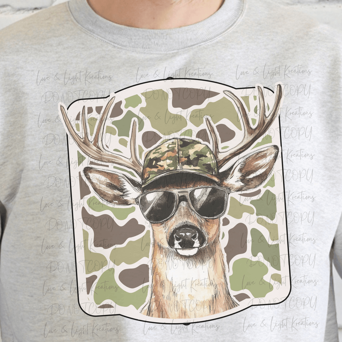 Camo Deer Head