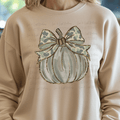Camo Faux Glitter Pumpkin